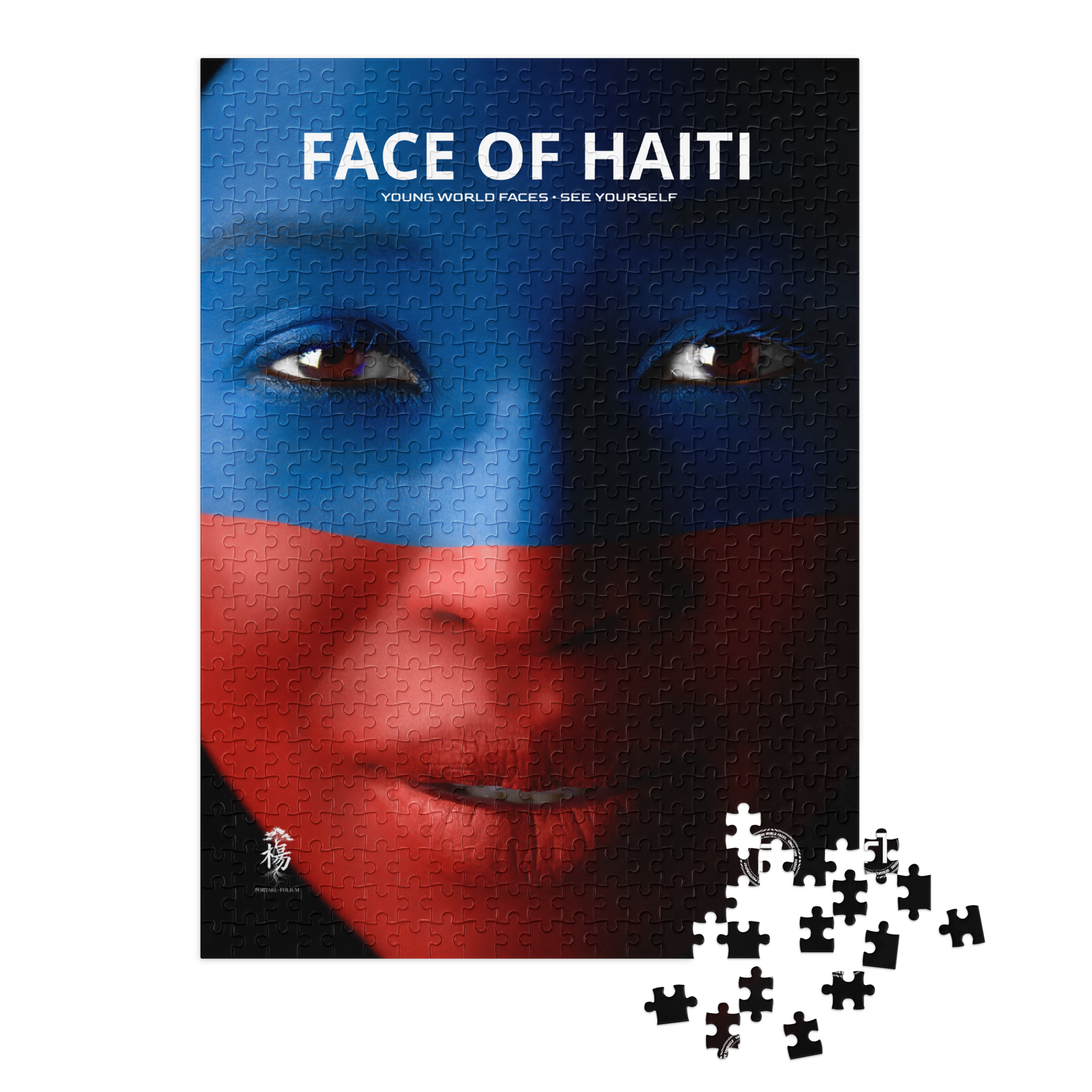 FACE OF HAITI 500 Piece Puzzle (21" by 15.5")
