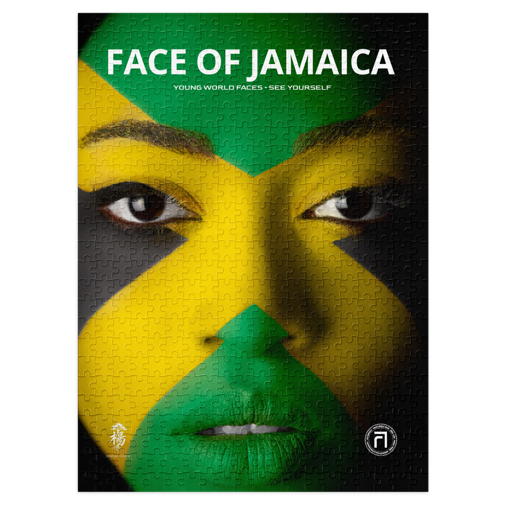 FACE OF JAMAICA 500 Piece Puzzle (21" by 15.5")