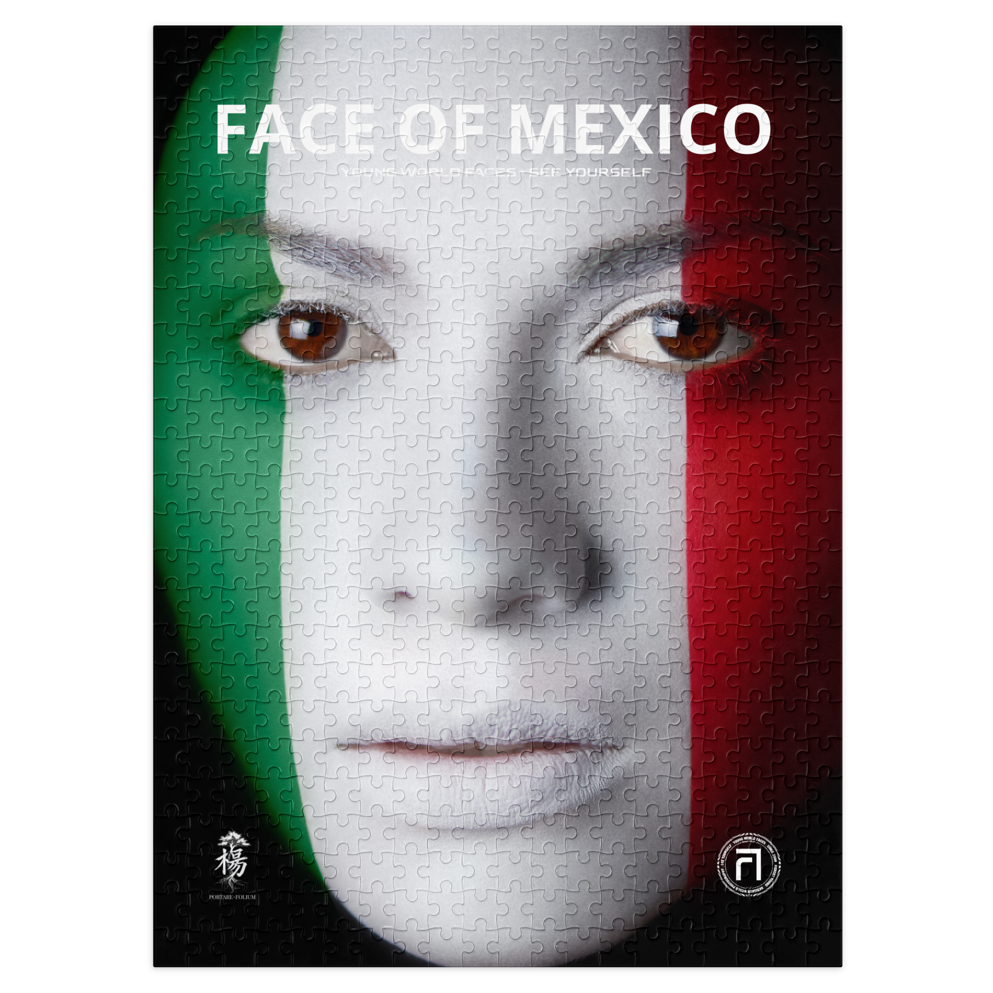 FACE OF MEXICO 500 Piece Puzzle (21" by 15.5")