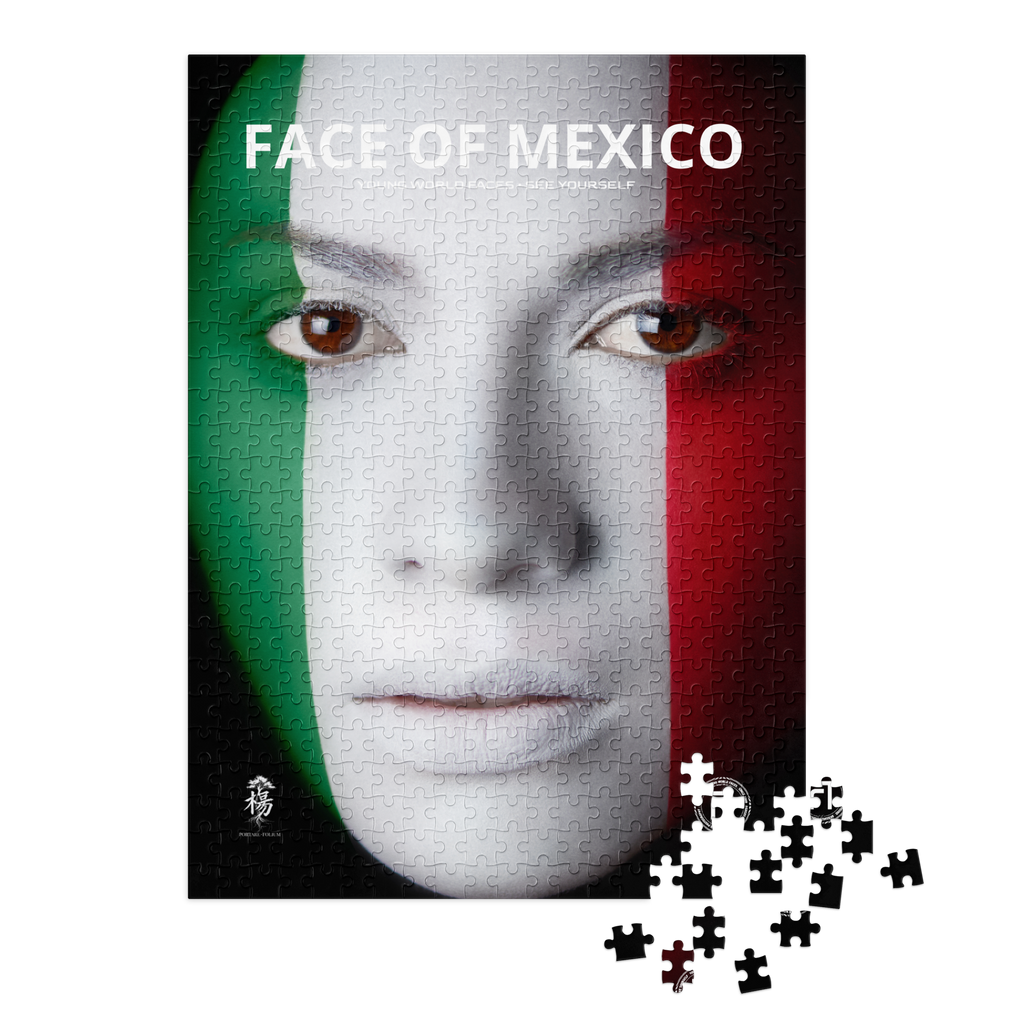 FACE OF MEXICO 500 Piece Puzzle (21" by 15.5")