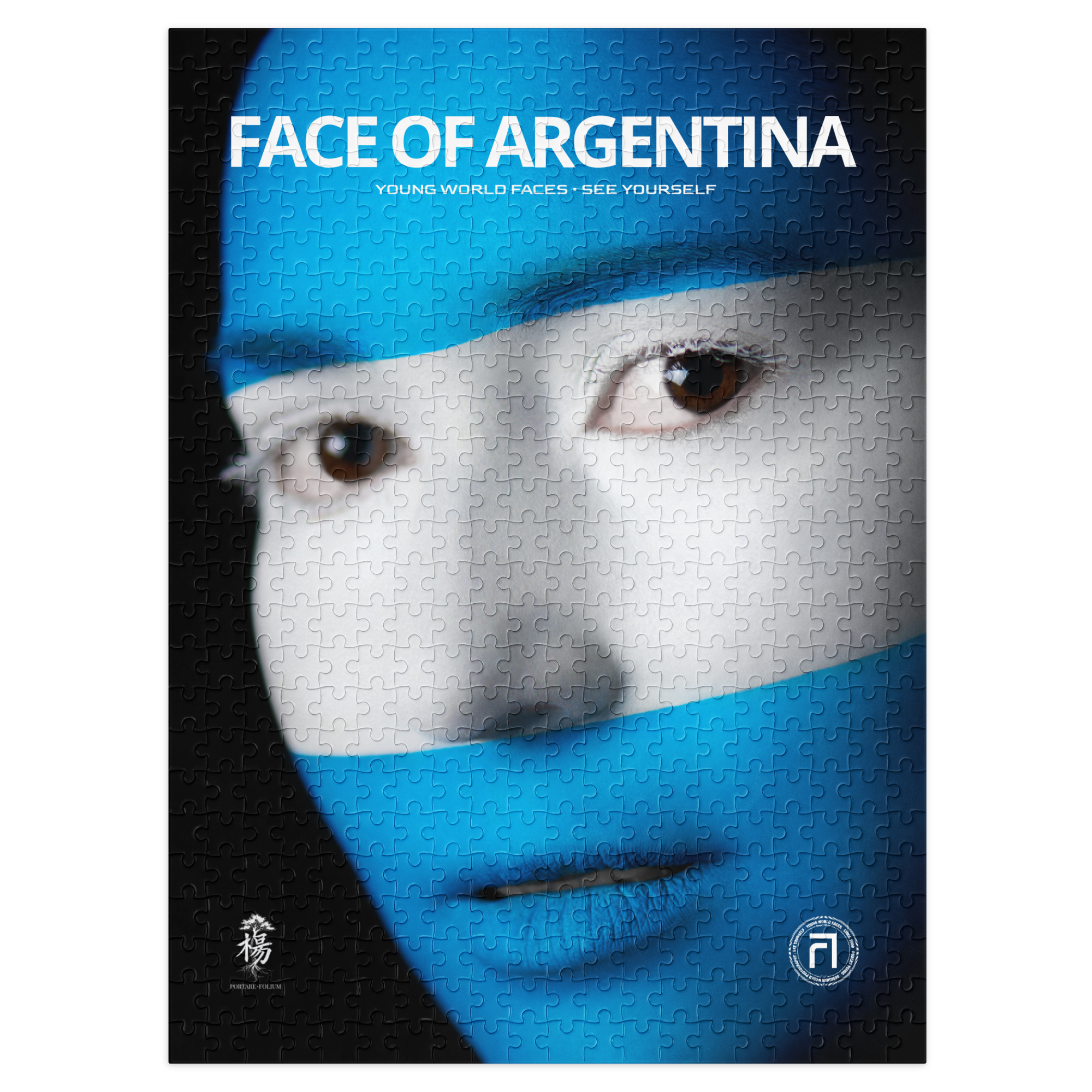 FACE OF ARGENTINA 500 Piece Puzzle (21" by 15.5")
