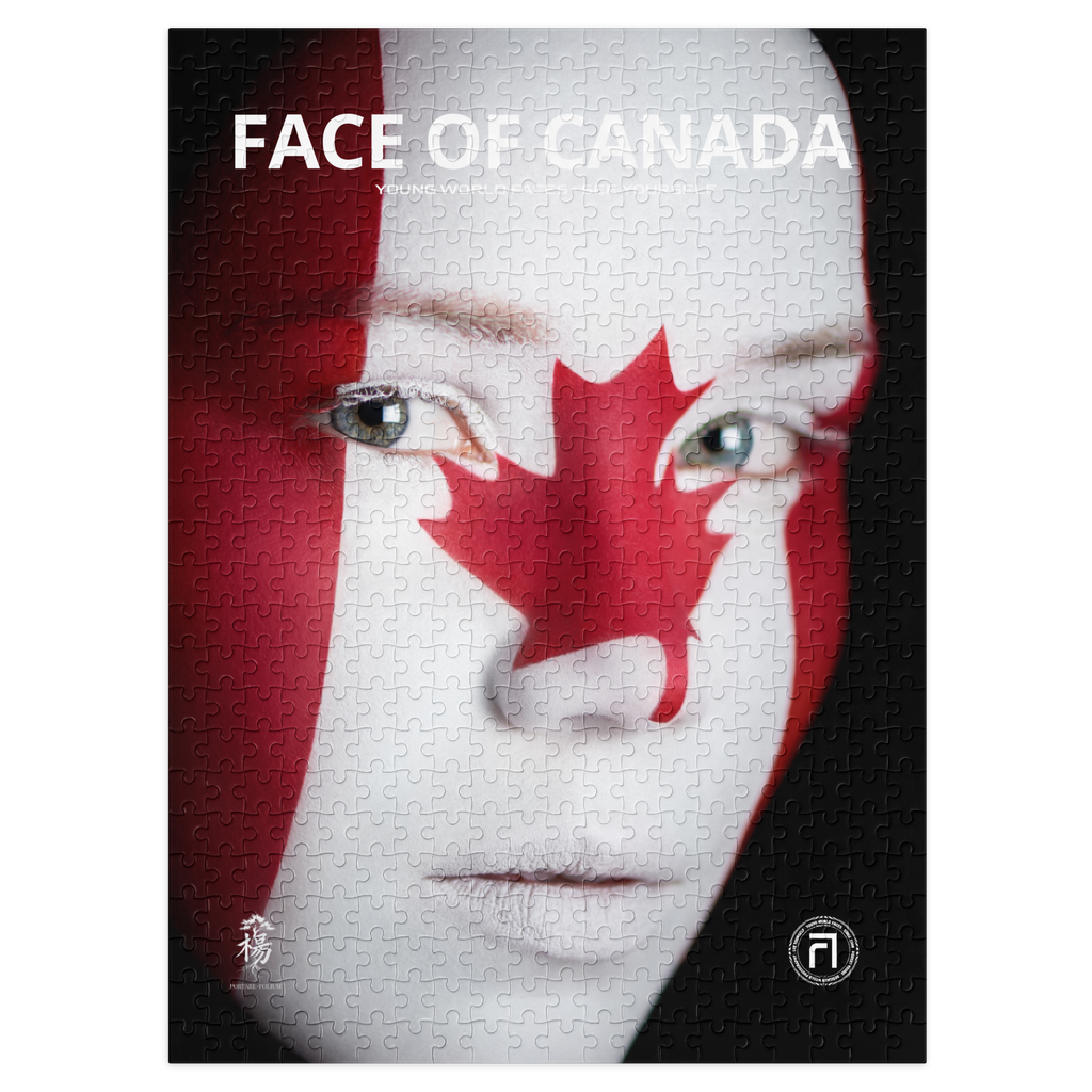 FACE OF CANADA 500 Piece Puzzle (21" by 15.5")