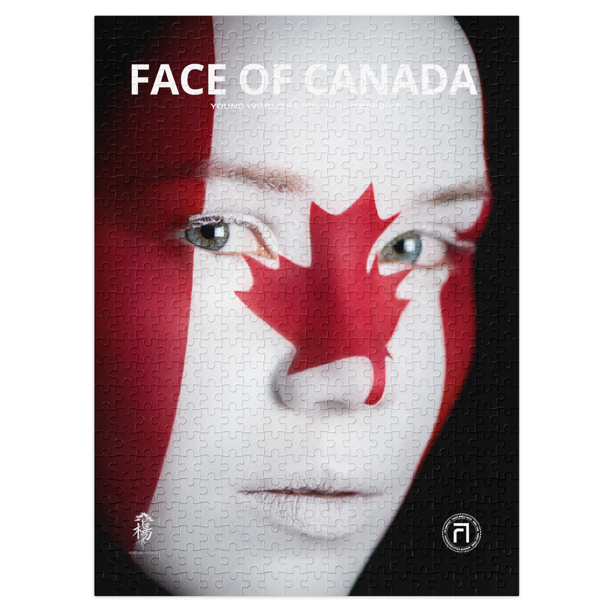 FACE OF CANADA 500 Piece Puzzle (21" by 15.5")