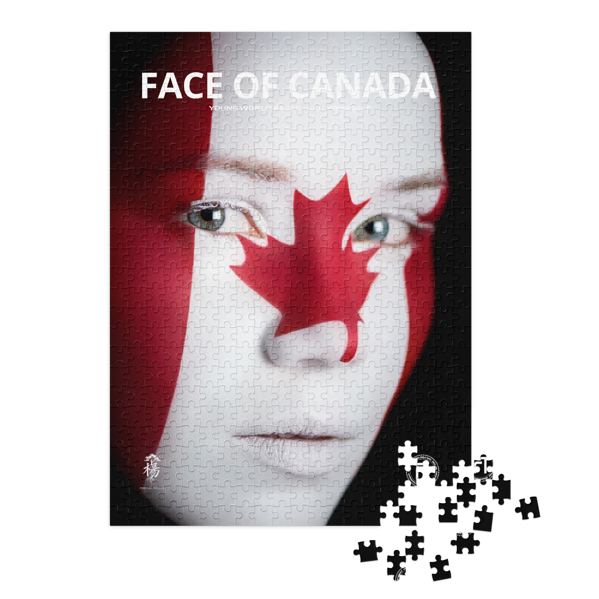 FACE OF CANADA 500 Piece Puzzle (21" by 15.5")
