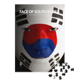FACE OF SOUTH KOREA 500 Piece Puzzle (21" by 15.5")